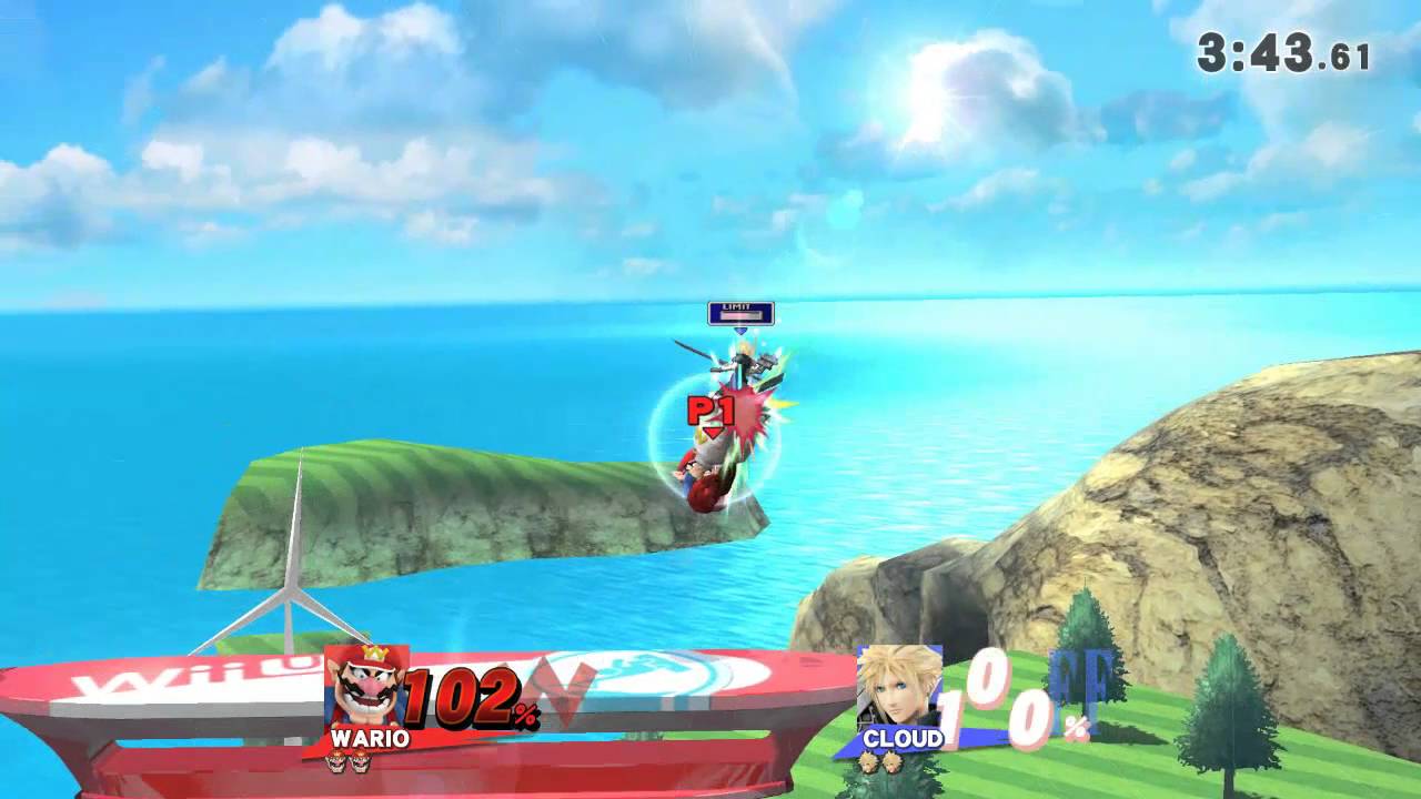 SSBWiiU WarioVsCloud