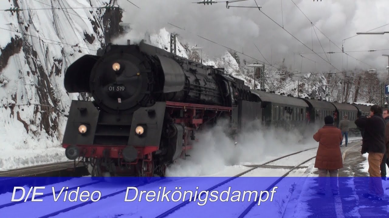 2017 Dreikönigsdampf auf der Schwarzwaldbahn