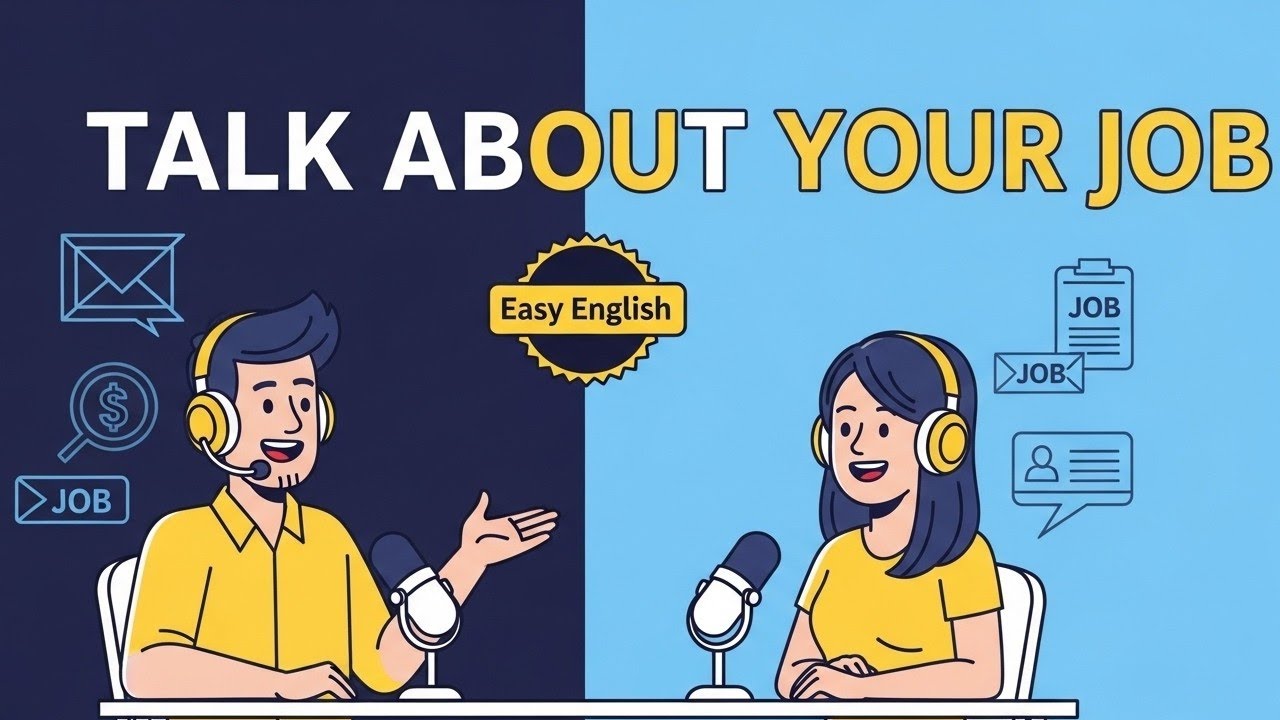 Let’s Talk About Your Work | How to Describe Your Job in English | Beginner Practice