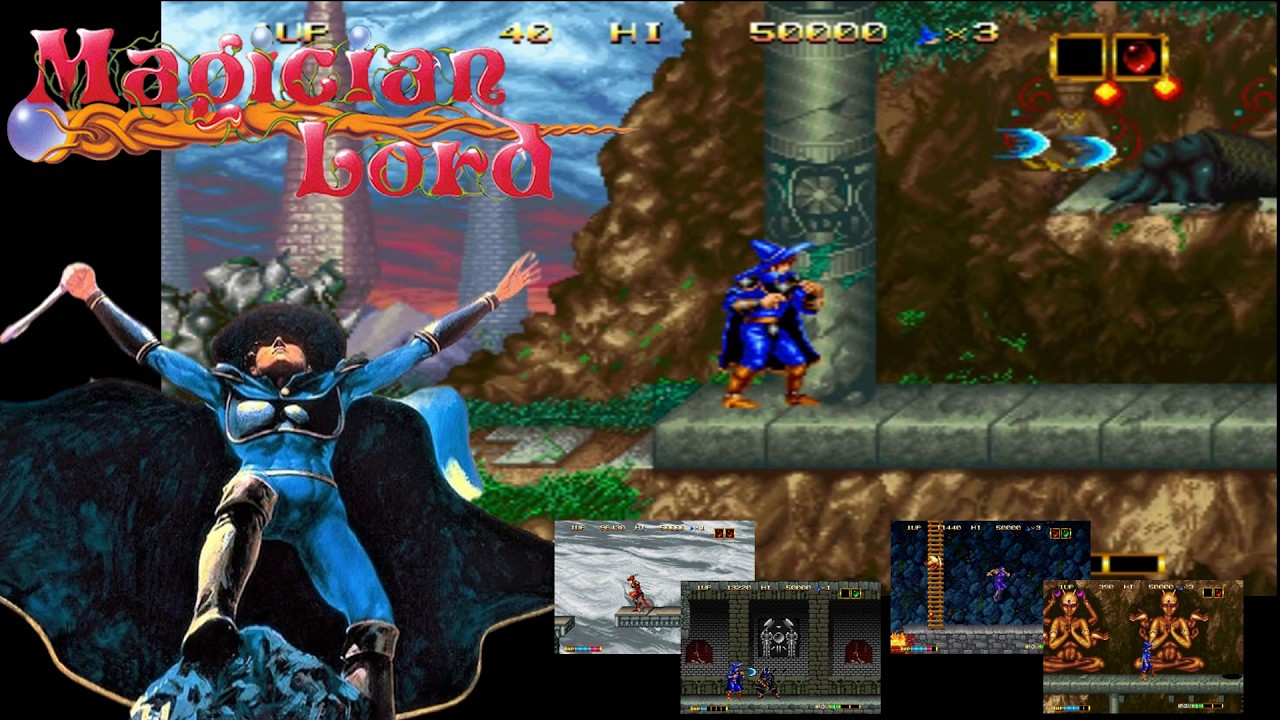 Magician Lord Arcade (1990) HD - Full Playthrough - Neo Geo Fantasy Classic | Raw Gameplay