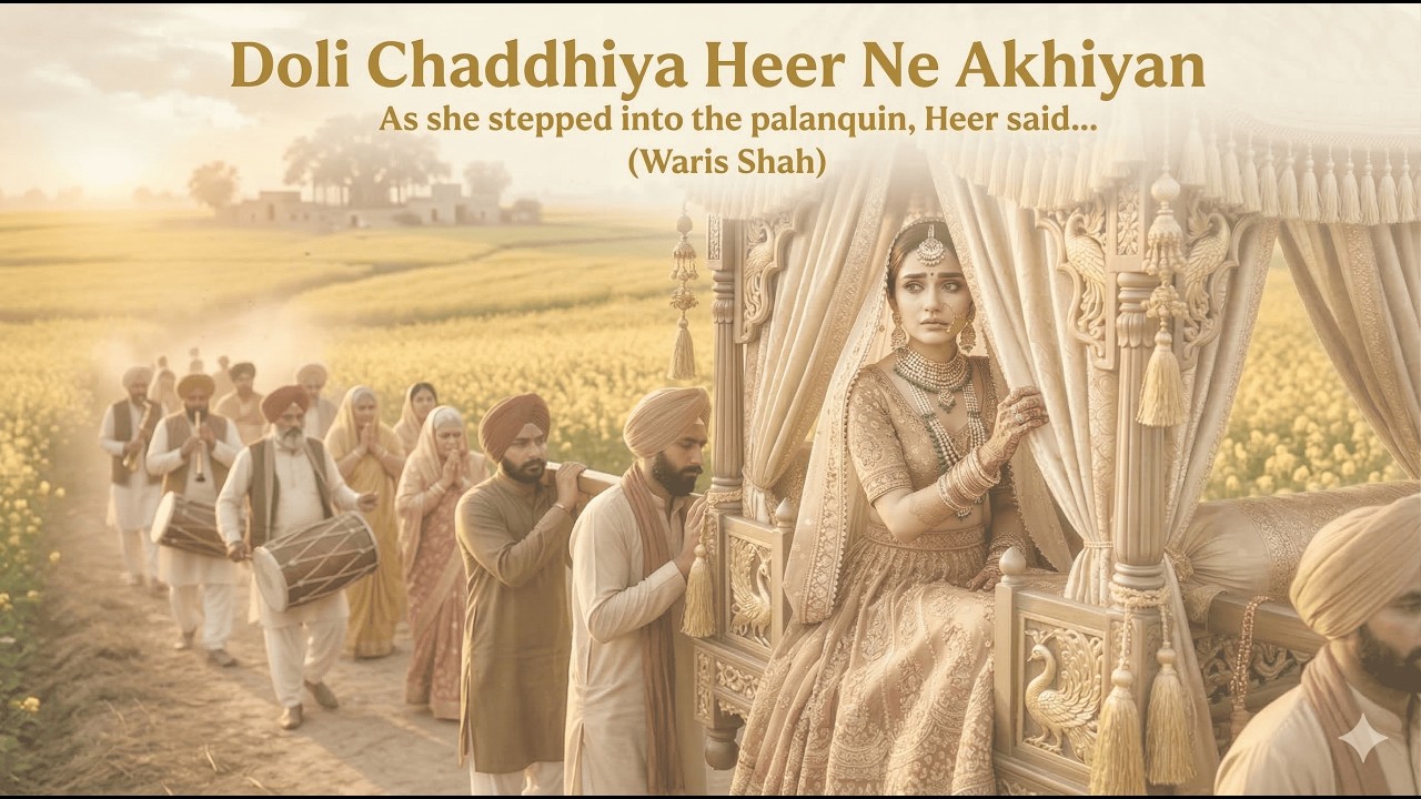 Doli Chadhdiya Heer Ne Akhiyaan | Waris Shah | Heer Ranjha | Punjabi Sufi Kalam