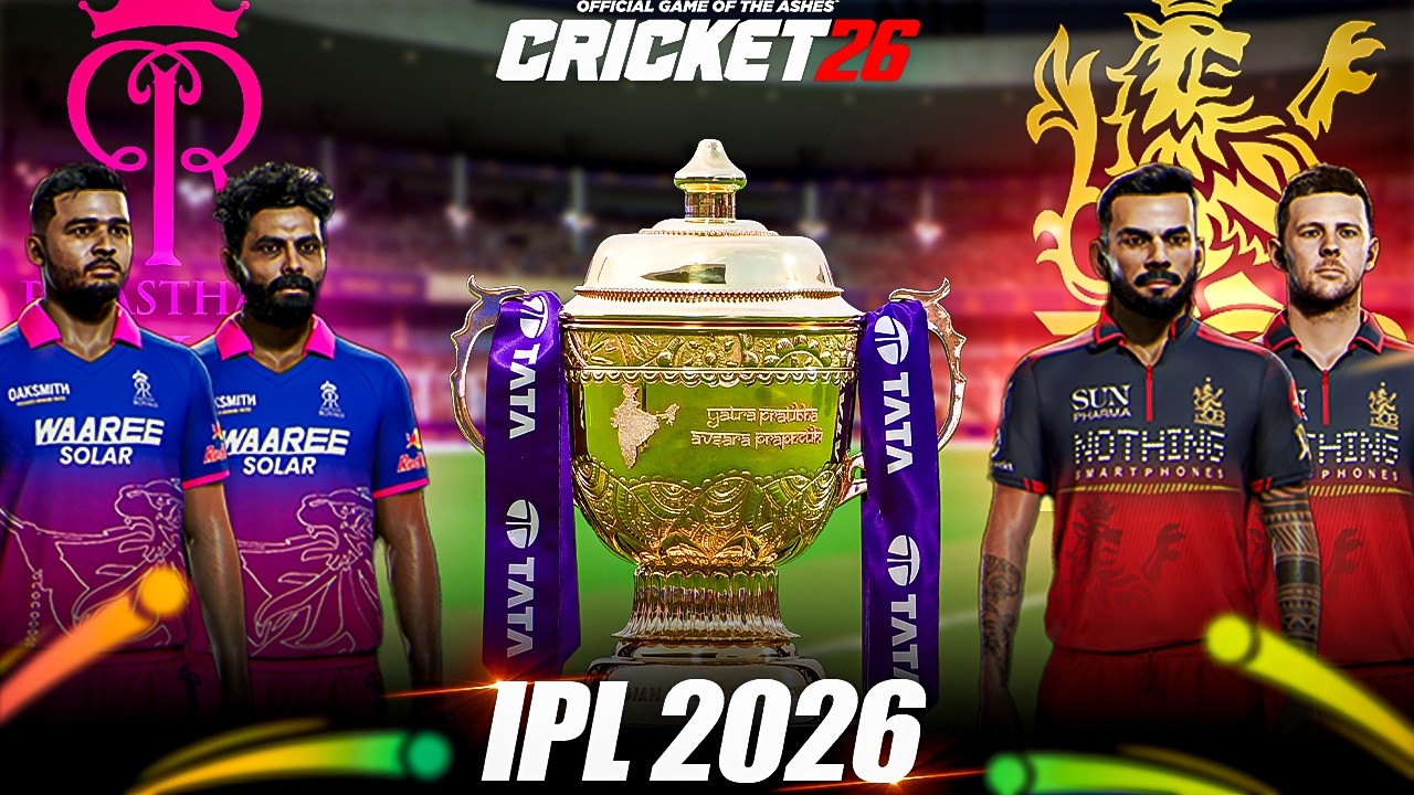 IPL 2026🤯! RR Vs RCB Live Match | Crickett 26 Live Gameplay |