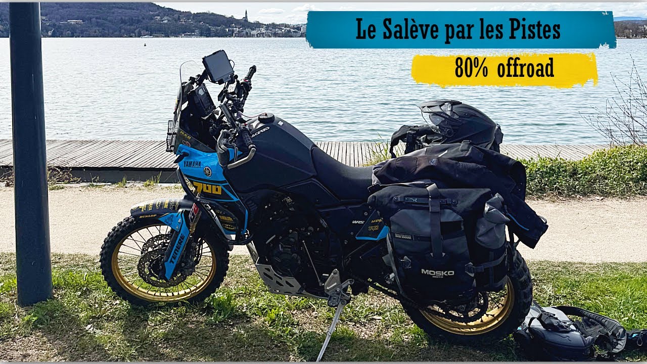 téléphérique du Saleve en moto (off road)