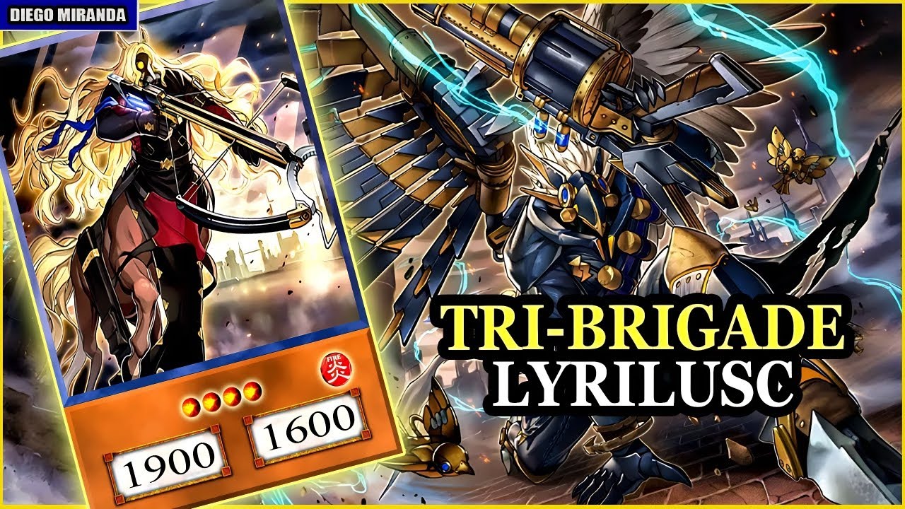 TRI-BRIGADE LYRILUSC É UMA MISTURA INCRÍVEL! COMBA DEMAIS E COM LAVA GOLEM - Yu-Gi-Oh! Duel Links