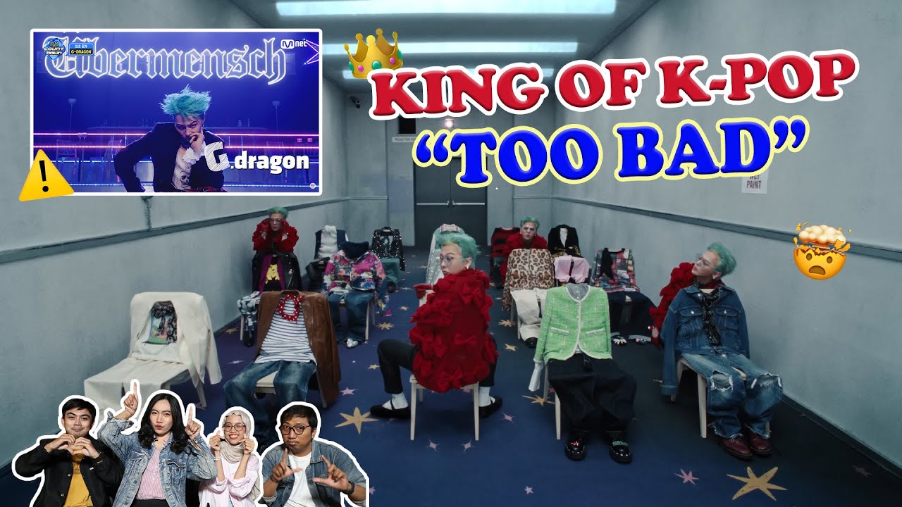 FANS BIG 3 + HYBE REACT TO GD ‘TOO BAD’ MV & MUSIC SHOW PERFORMANCE