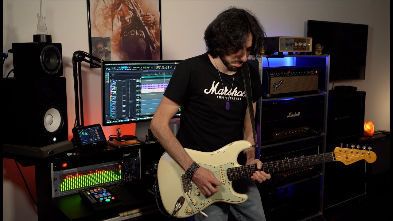 SULTANS OF SWING - DIRE STRAITS | Guitar Solo by Panf Santarelli