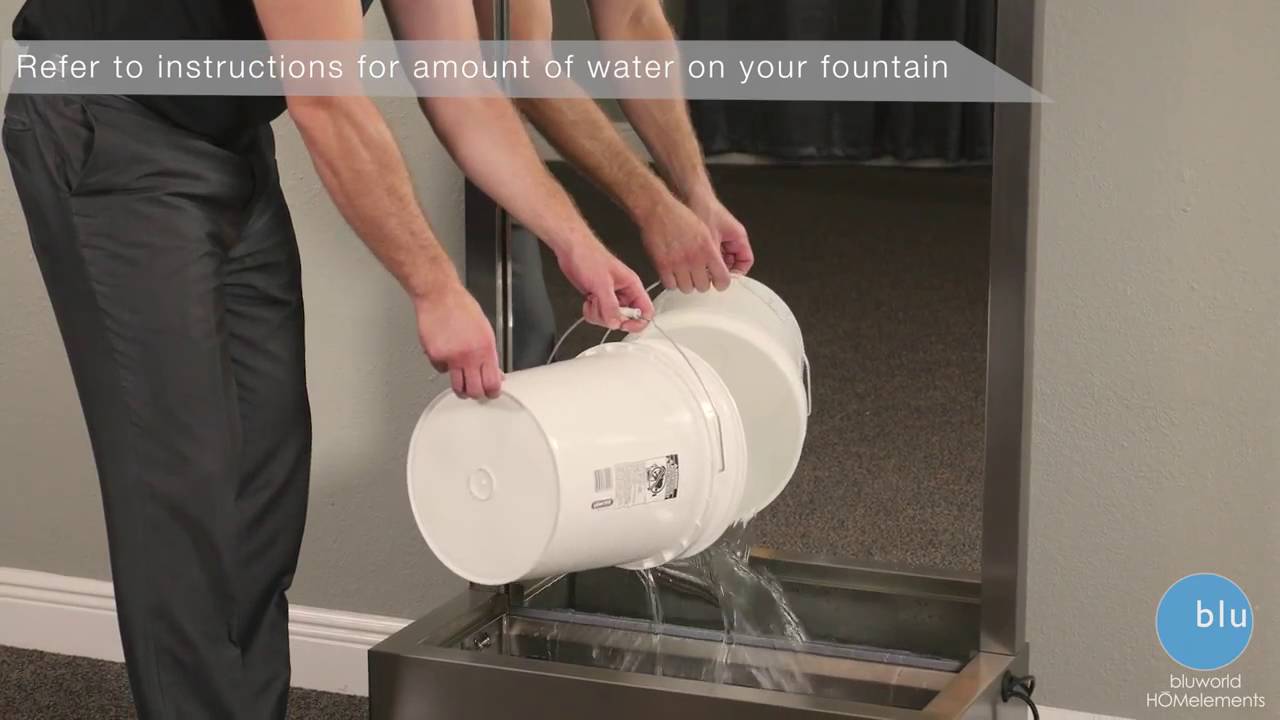 Bluworld GardenFall Floor Fountain Easy Install Setup Video