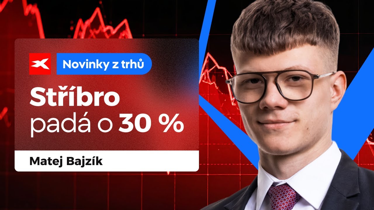 Stříbro zkolabovalo: −30 % a historický šok