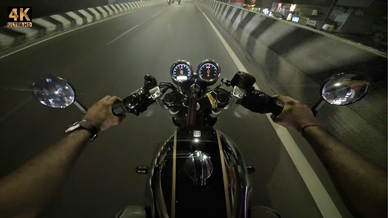 GT650 Night Ride PoV | Pure Powerage Exhaust Sound 🔥