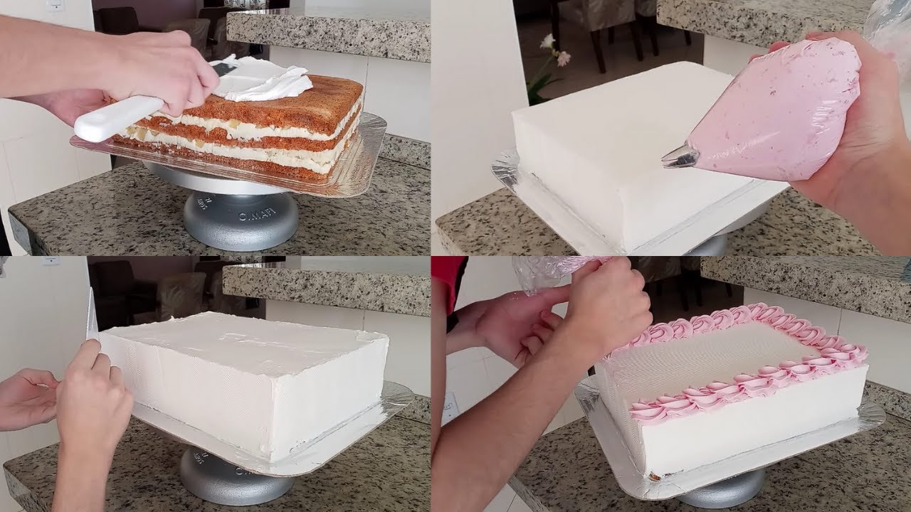 BOLO DE FESTA PARA INICIANTES | BOLO DE 3 KG | FACÍL E RÁPIDO | Confeitando com Lucas