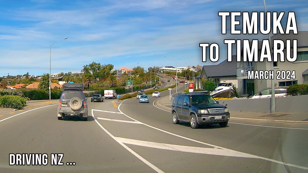 Driving New Zealand: Temuka to Timaru | 4K