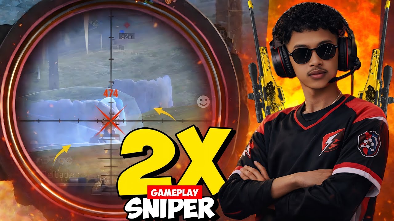 2x Sniper On Fire 🔥 Op Squad Gameplay 🎯 Garena Free Fire