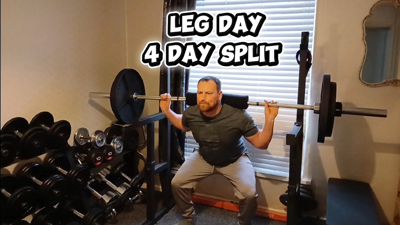 Leg Workout 4 Day Split 🦵 NATURAL BODYBUILDING 