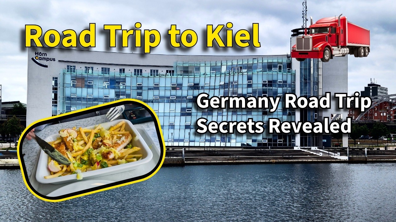 Kiel Road Trip: 🥨 German Rest Stop Feast & INSIDE Atlantic Hotel Kiel ⚓️