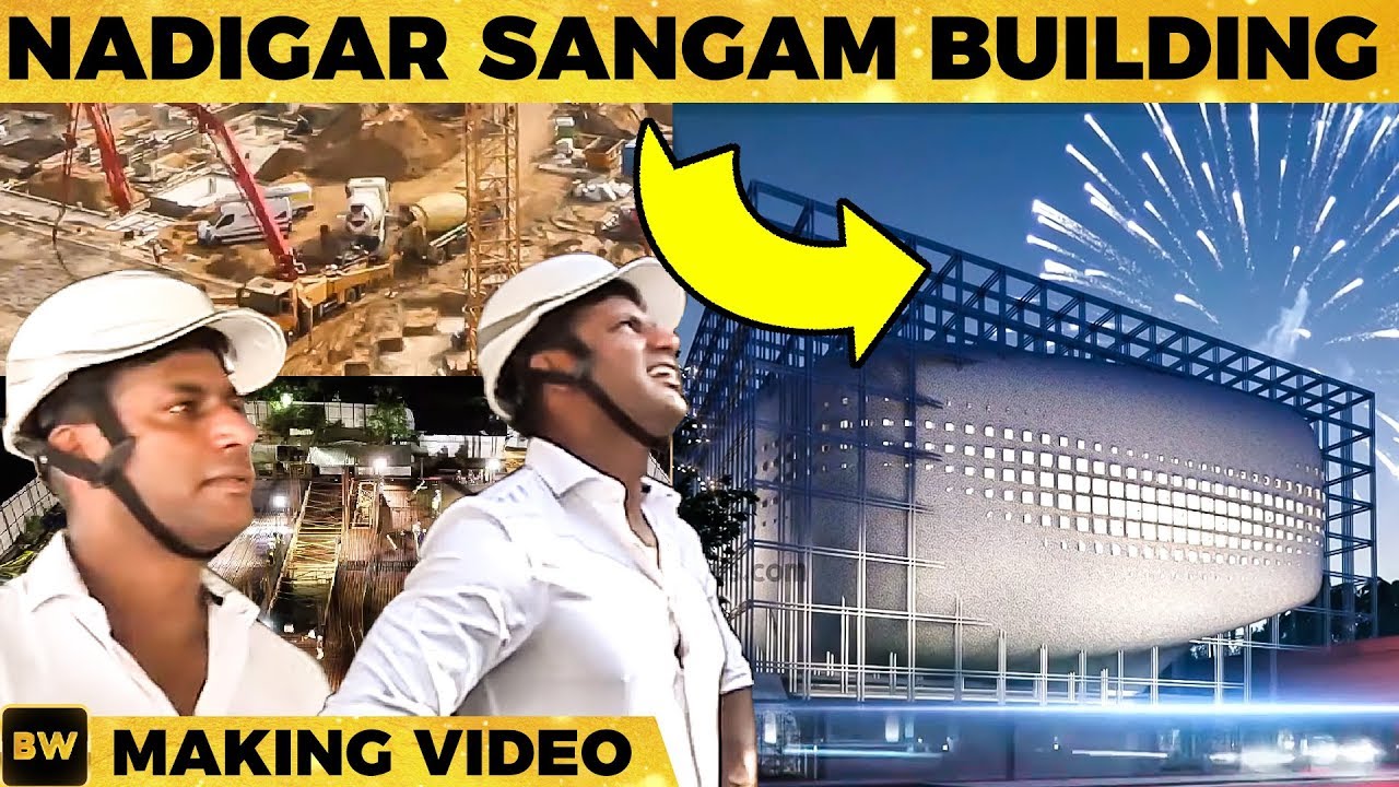 Vishal வெளியிட்ட VIDEO: பிரம்மாண்டமான நடிகர் சங்க கட்டிடம் உருவாகும் விதம்!