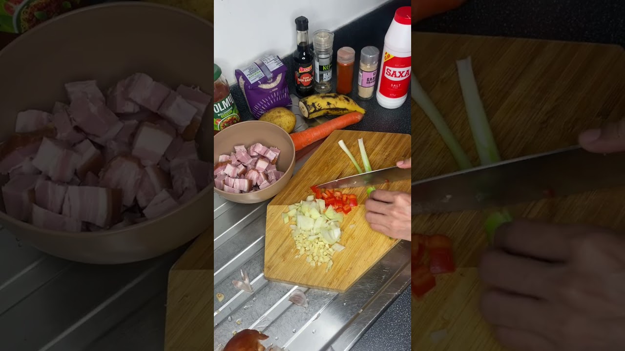 Arroz con puerco ahumado paso a paso👩🏼‍🍳✨ #recetas #comida #uklife #london 