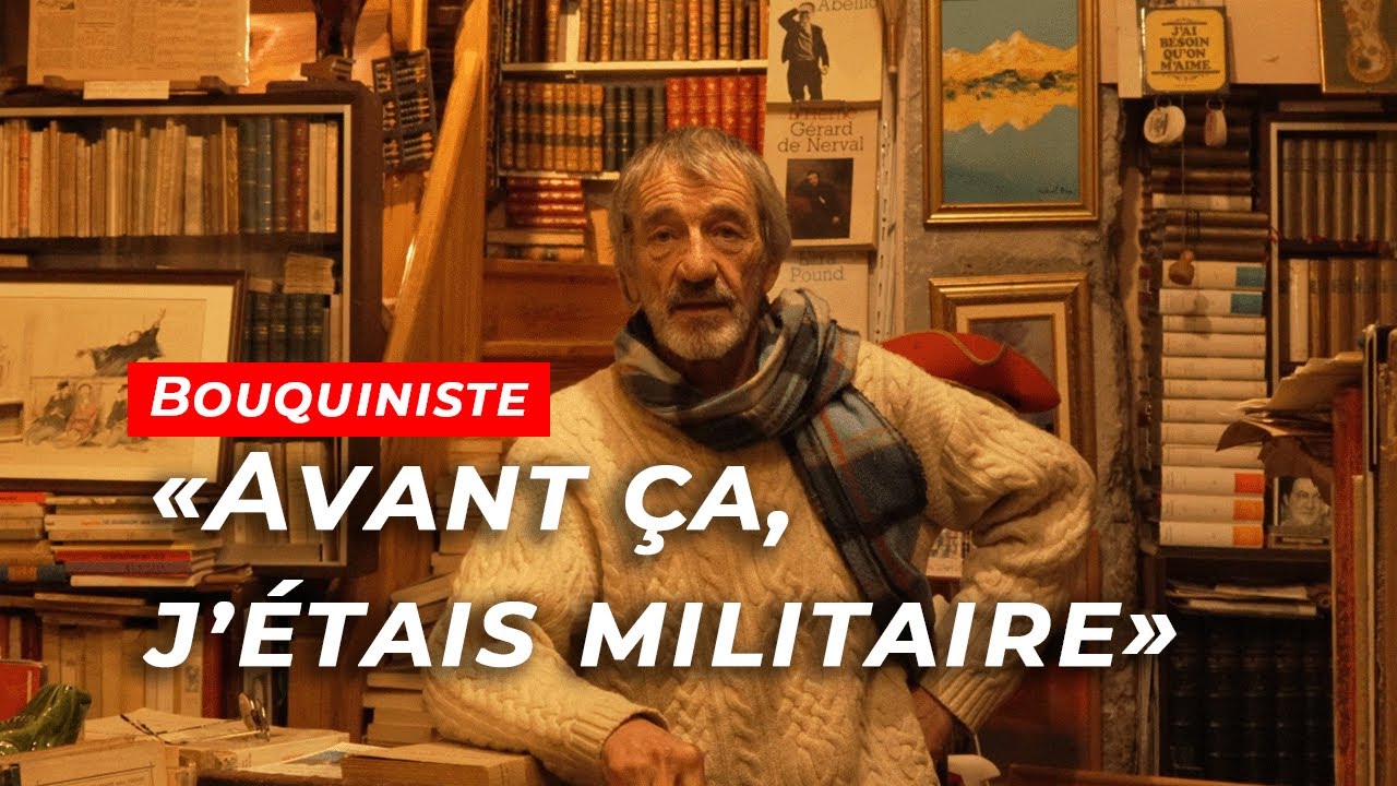 Michel, Bouquiniste depuis 27 ans, partage l'histoire m&eacute;connue de sa boutique