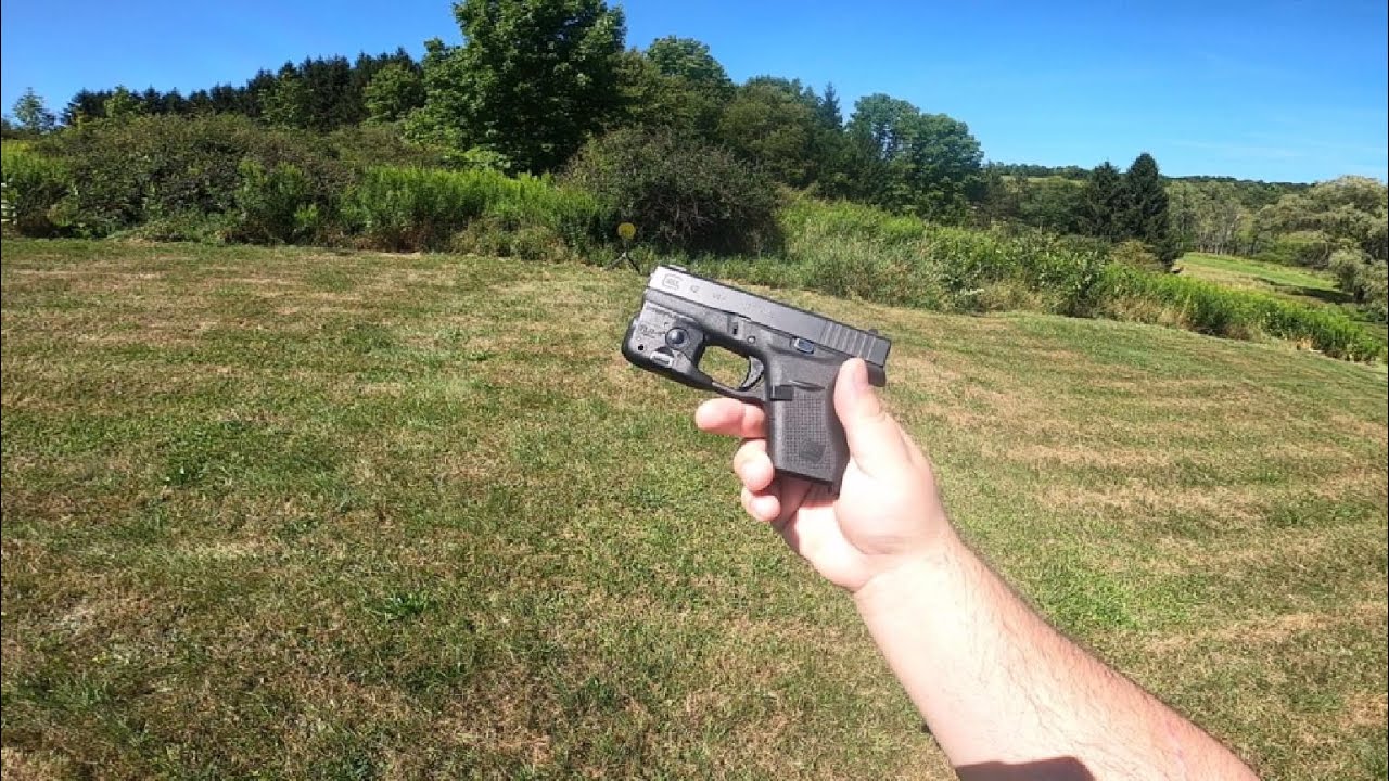 Тестирую EDC жены (Glock 42 с ЛЦУ/фонарем Streamlight TLR-6) &mdash; самый маленький Glock...