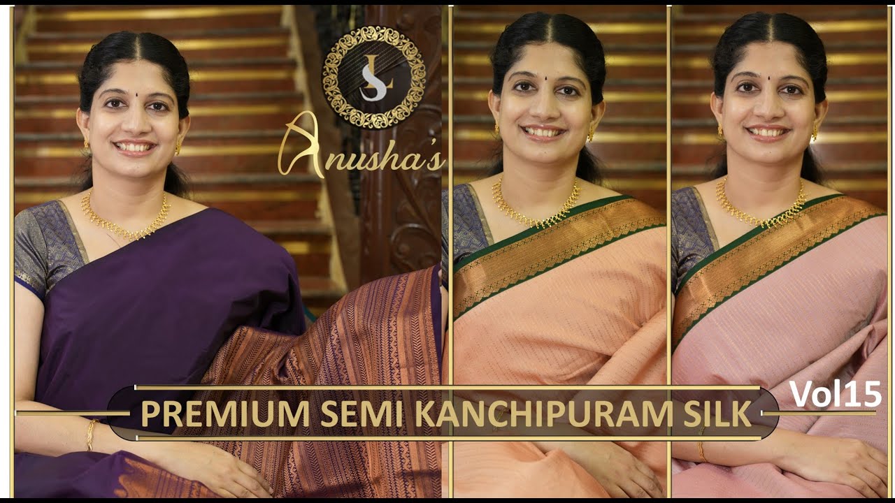 Premium Semi Kanchipuram Silk Sarees | Vol-15 | Festive Collection