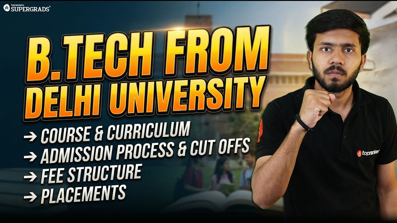 CUET 2026: Delhi University ( DU CIC ) B.Tech Admission 2026 | Eligibility, Fees & Placements