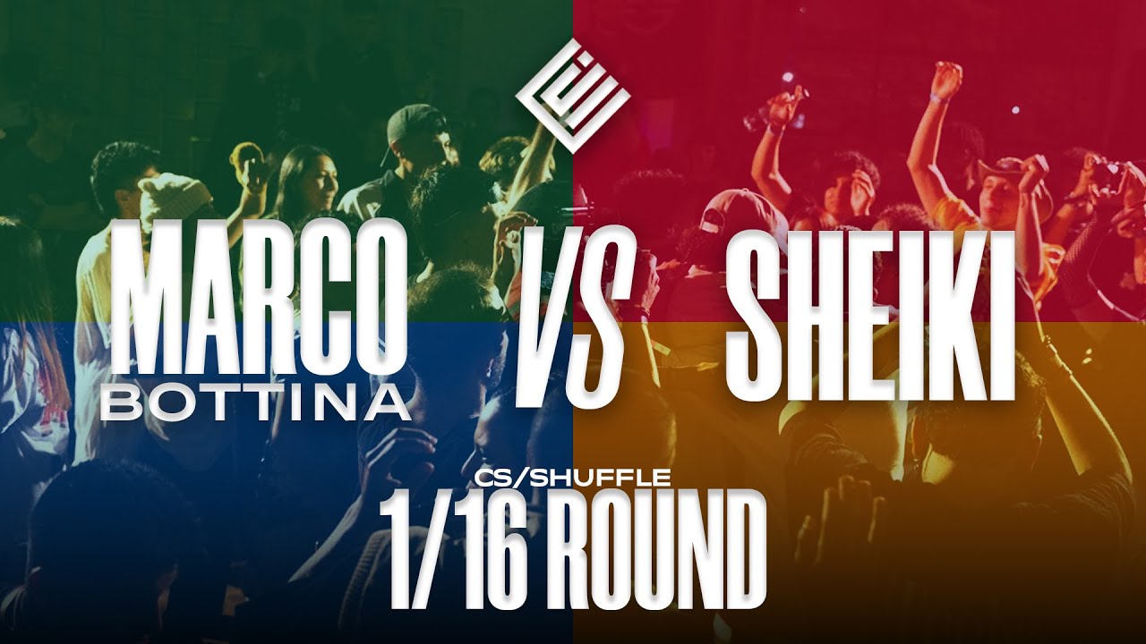 Marco Bottina VS Sheiki | 1/16 Round | CSC UNITED 2025 | Cutting Shapes / Shuffle Dance Tournament