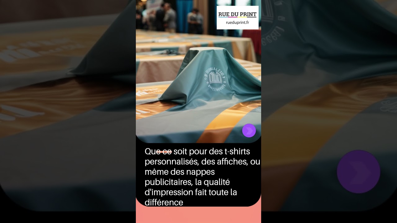 Comment s&rsquo;assurer de la qualit&eacute; d&rsquo;impression sur une nappe personnalis&eacute;e?