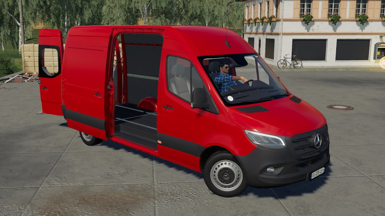 Mercedes Sprinter IV - Farming Simulator 2019 - Test Drive [FS 19 LS 19 Car Mod] 