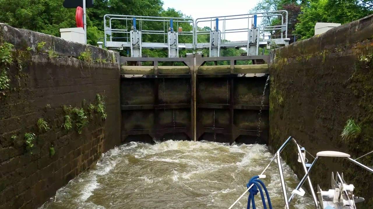 CANAL DES VOSGES - HISTORIC WATERWAYS- OLD LOCK