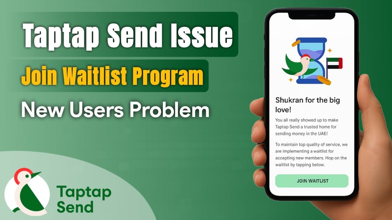 Taptap Send Waitlist Problem for New Users | Taptap Send Waitlist Kaise Kaam Karta Hai | Full Guide