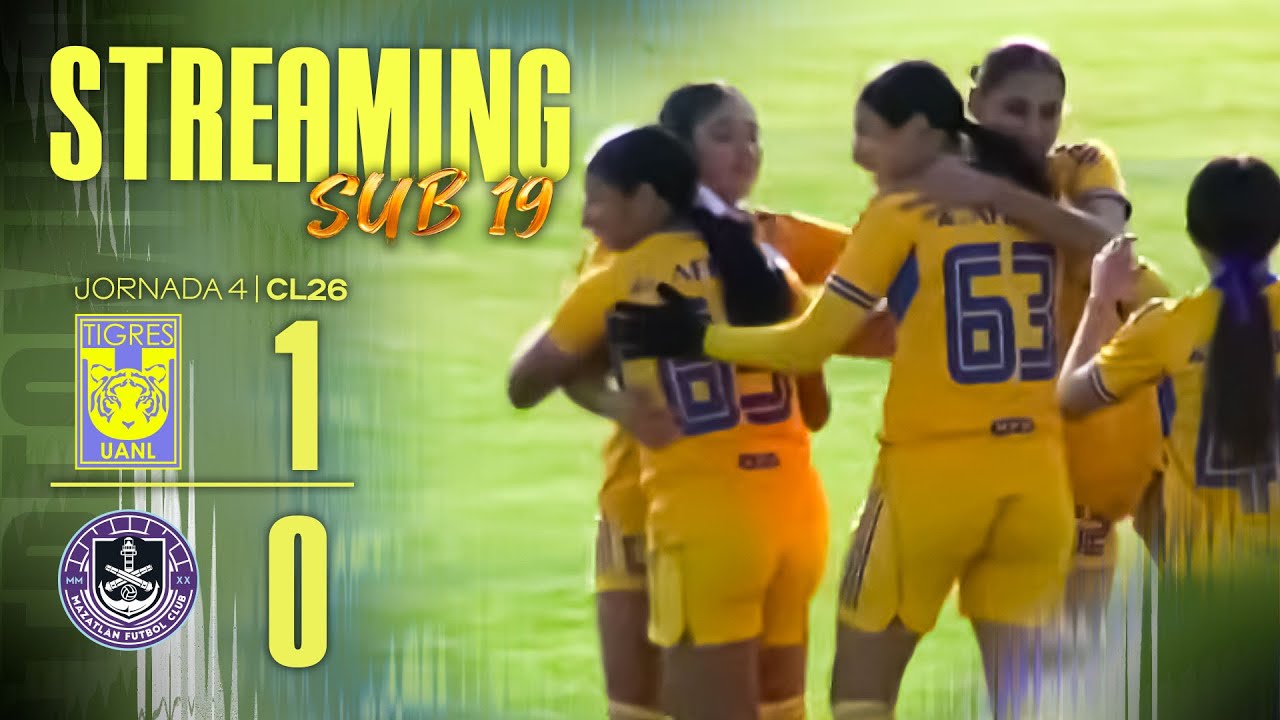 Tigres Femenil Sub 19 vs. Mazatlán Femenil | Jornada 4 | Clausura 2026