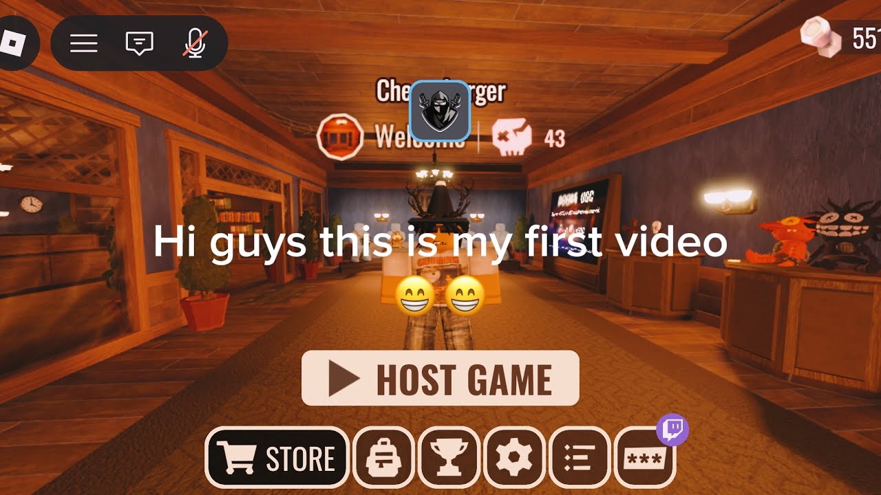 To day I’m playing doors on Roblox hope￼ you have fun watching this video 😁😁