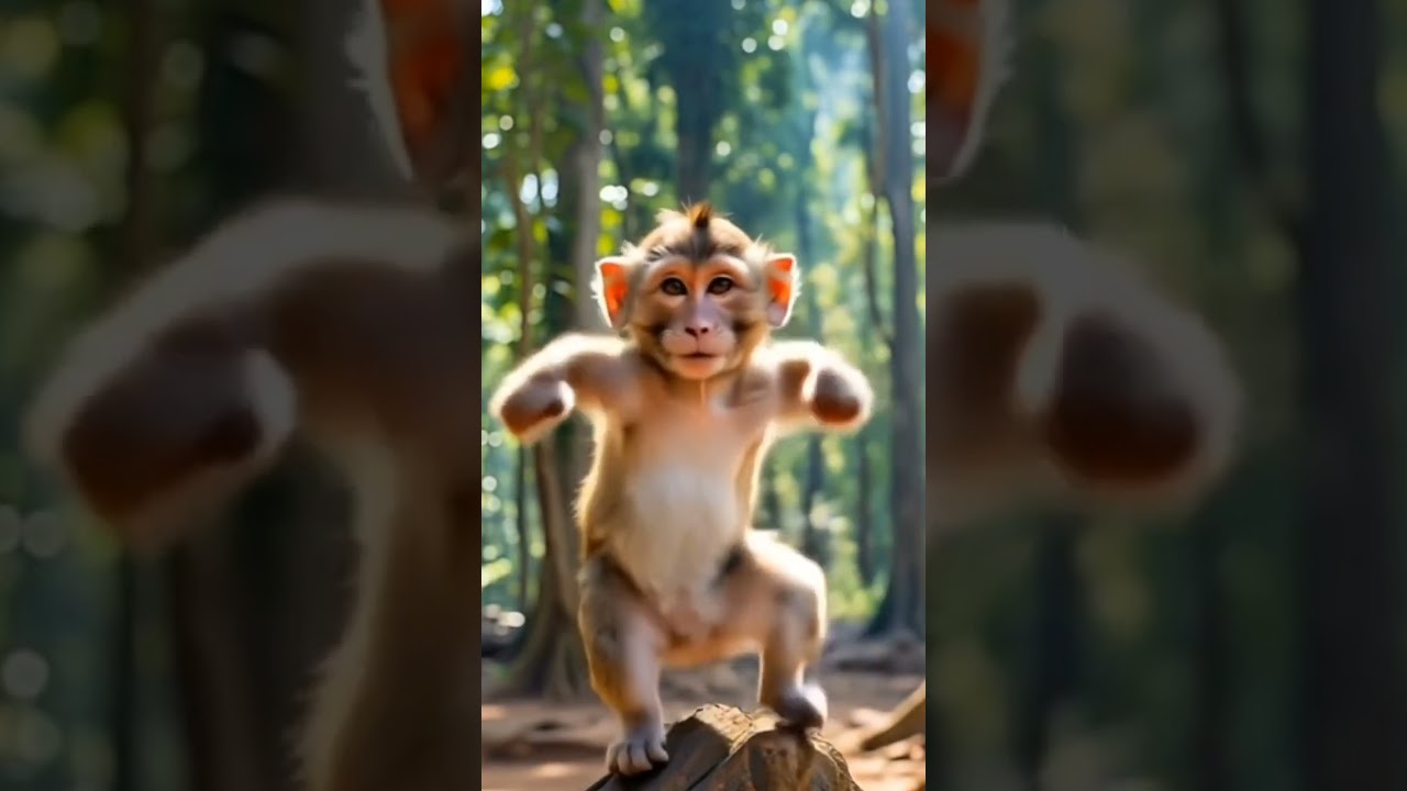 Monyet joget merah jambu.#monyetlucu #monyetviral #shorts #shortvideo #shortsfeed