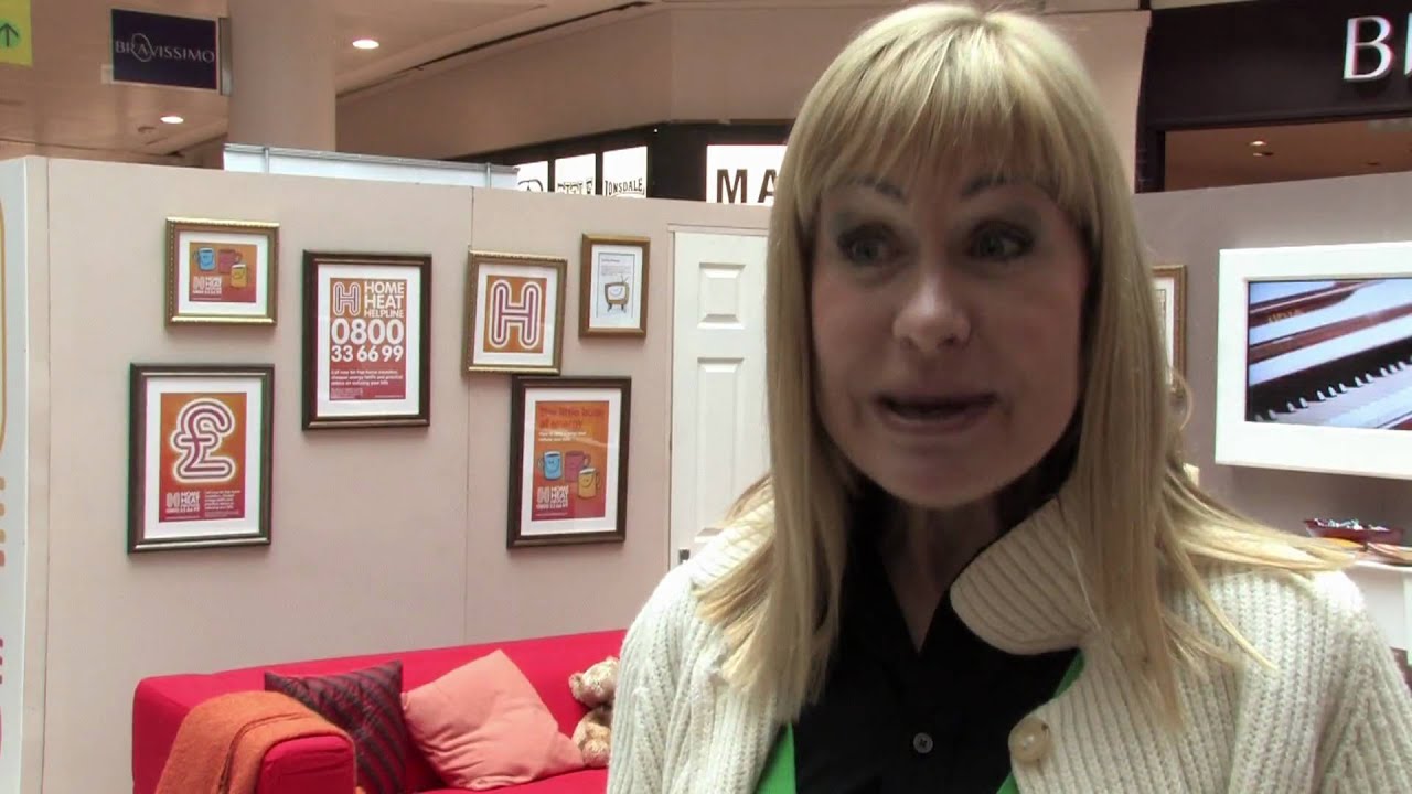 Weather presenter Sian Lloyd warms up Cardiff residents with the Home Heat Helpline