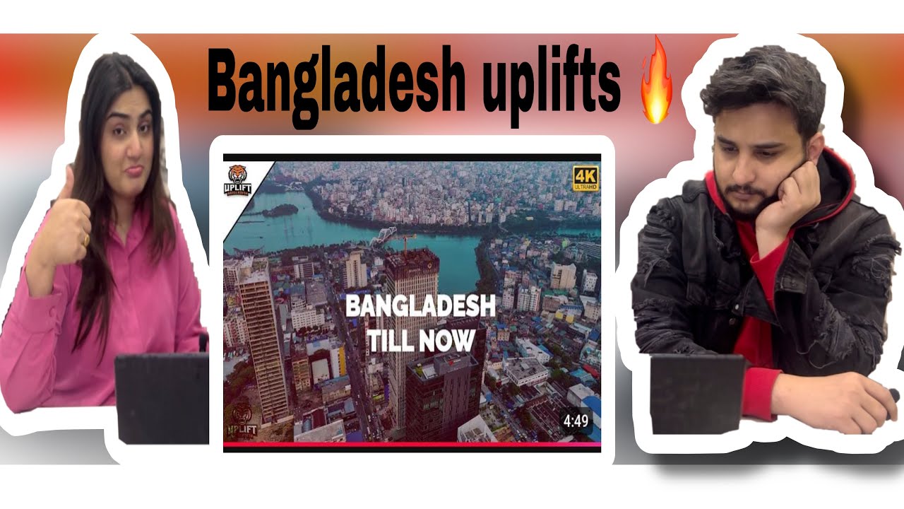 Pakistani couple reaction on bangladesh till now|uplifts| fastest growing🔥😍