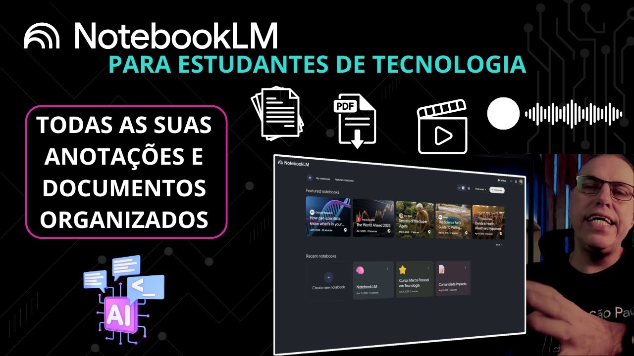 O guia definitivo do NotebookLM (2026): Mind Maps, Áudio e Vídeo com 1 clique