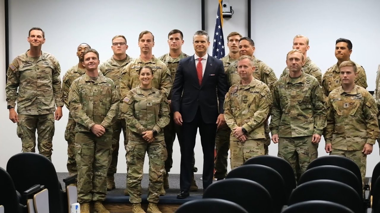 Secretary of Defense Hegseth meets with Service Members in Alaska