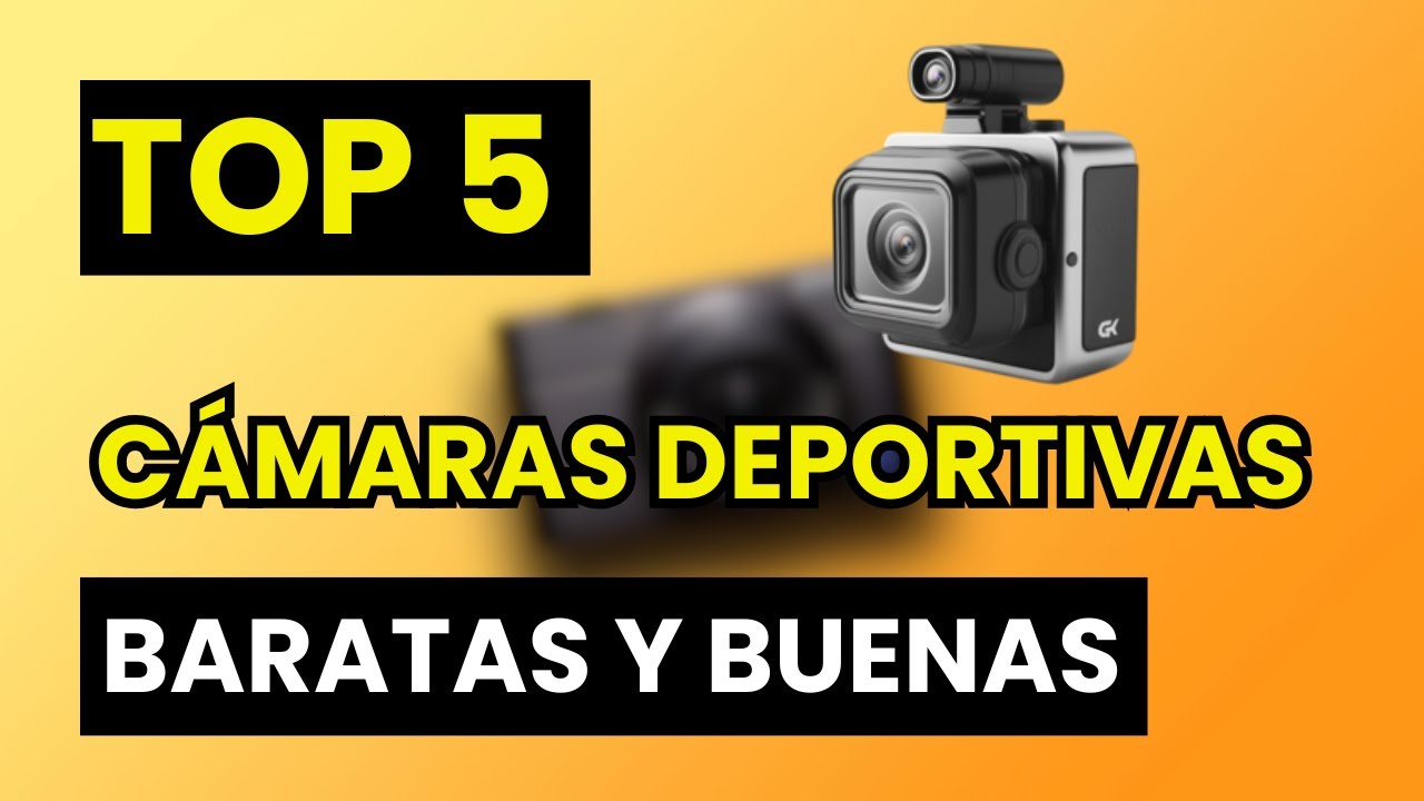 🥇 5 Mejores C&aacute;maras Deportivas baratas y buenas