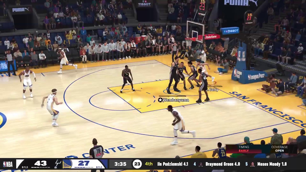 2K26 | SA vs GSW | Kim vs Kit