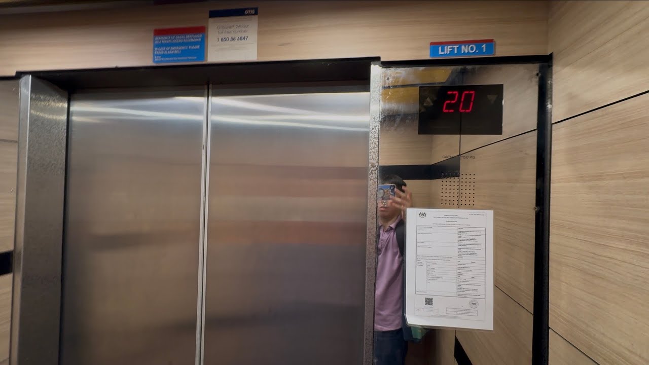 American XIZI OTIS Lift at Menara Teo Chew KL (Main Lifts) RD