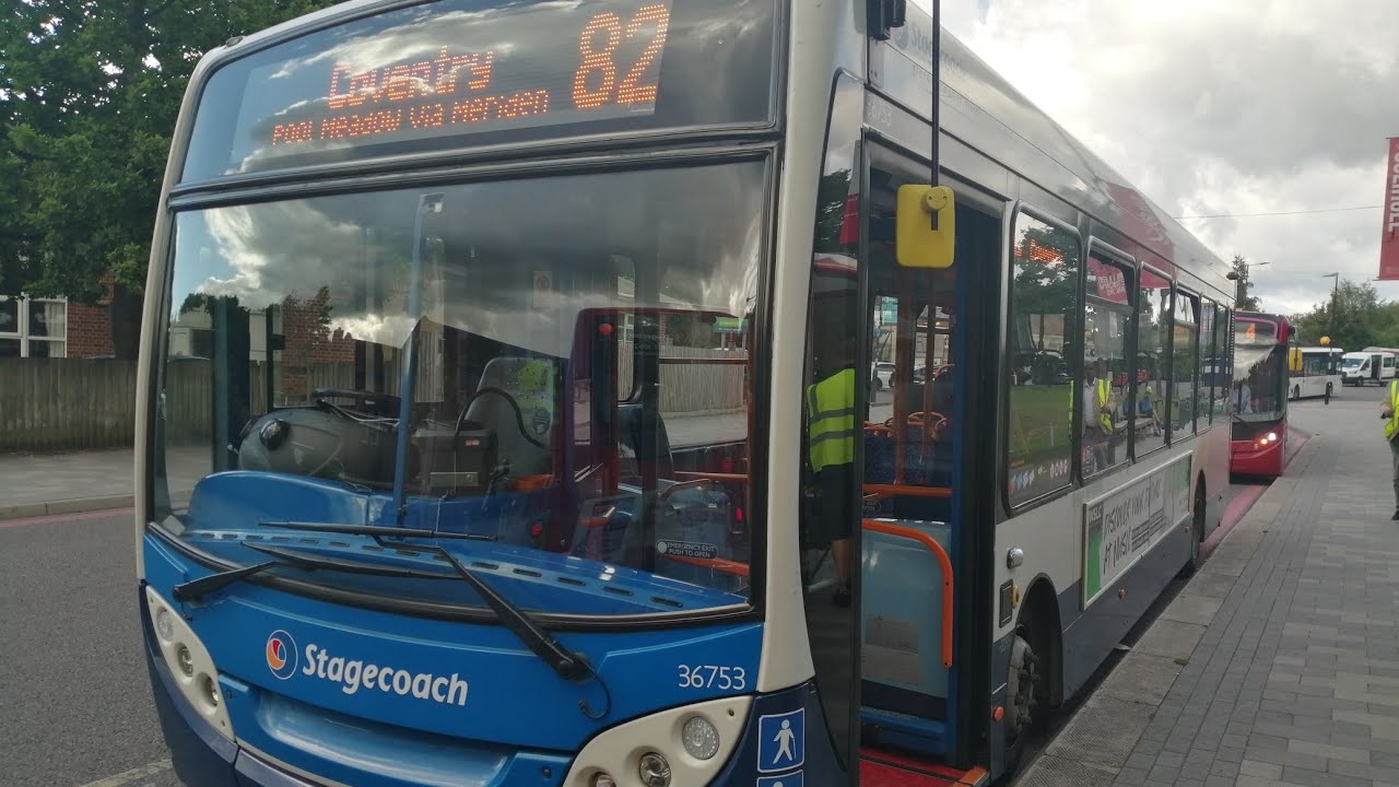 Service 82: Stagecoach Midlands Dennis Dart 3 Enviro 300 3Speed Voith  (36754,KX62BTF) FULL JRN