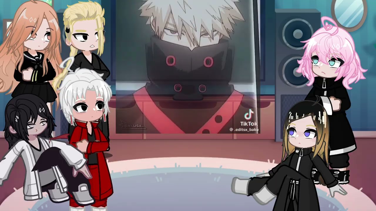 Tokyo revengers react to takemichi as bakugou | deku | MHA BNHA | Gacha life 2