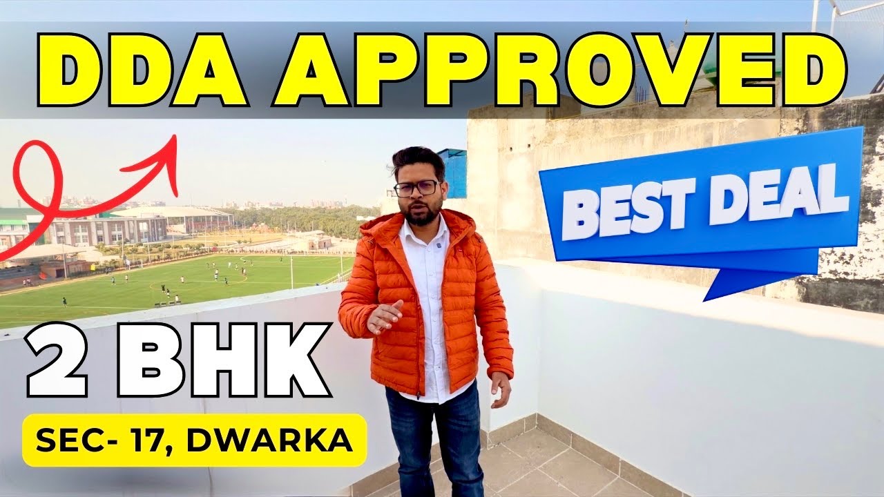 2BHK DDA Approved ✅Flat in Dwarka | Sector 17 Price & Full House Tour (2026) 