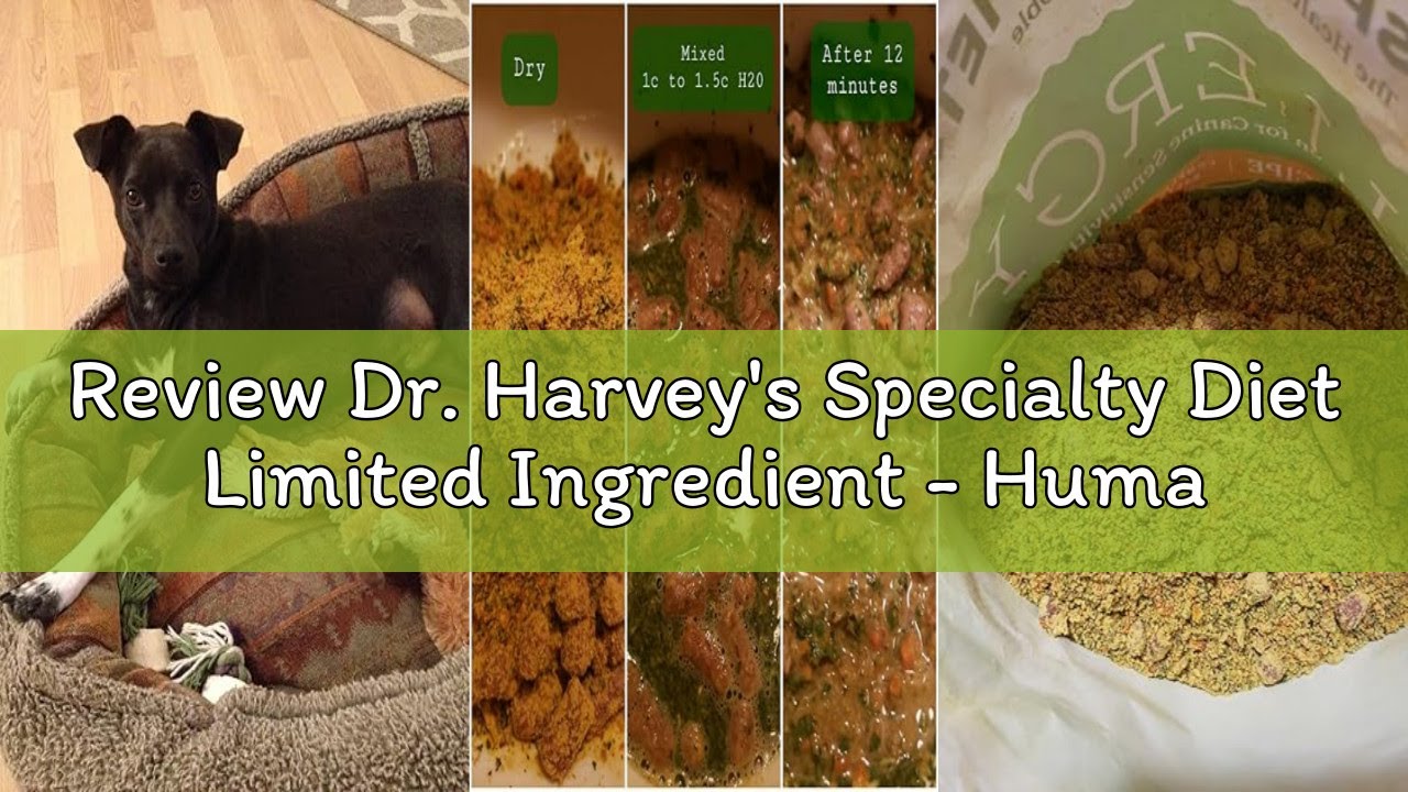 Review Dr. Harvey's Specialty Diet Limited Ingredient - Human Grade Dog Food for Dogs with Sensitivi
