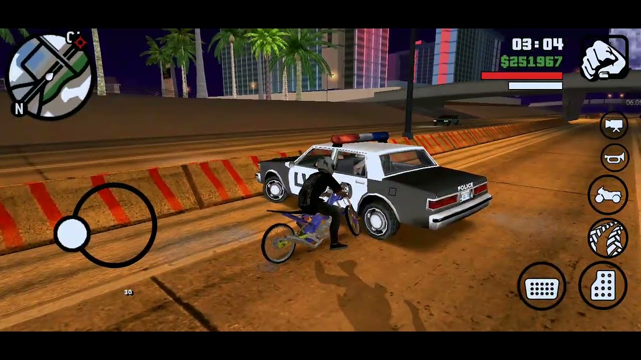 aku main GTA san Andreas versi Derag