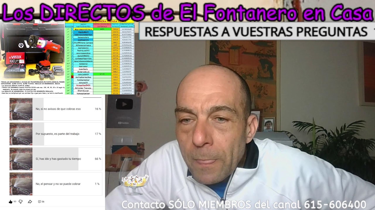 EN DIRECTO. HABLAMOS de FONTANERÍA. Materiales, Instalaciones, Herramientas, Trucos Preguntas...