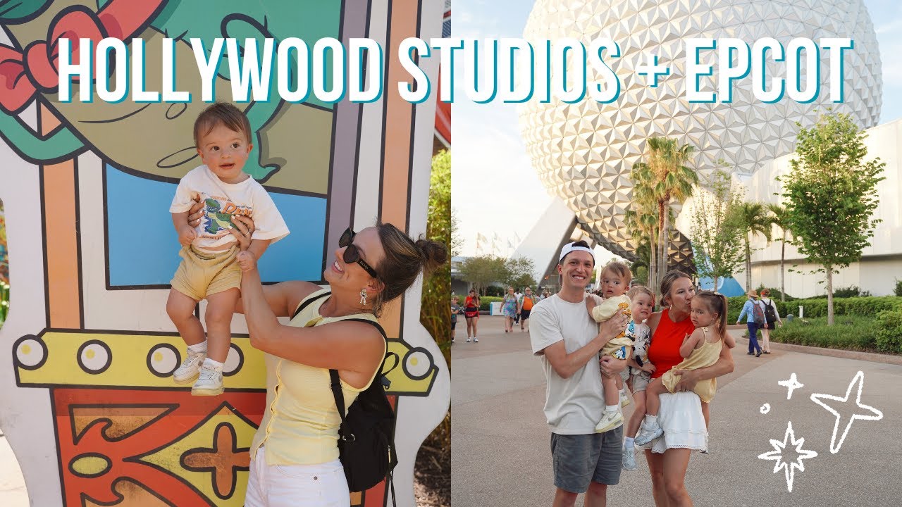 DISNEY WORLD FAMILY VLOG | Hollywood Studios & Epcot | twin toddlers + baby