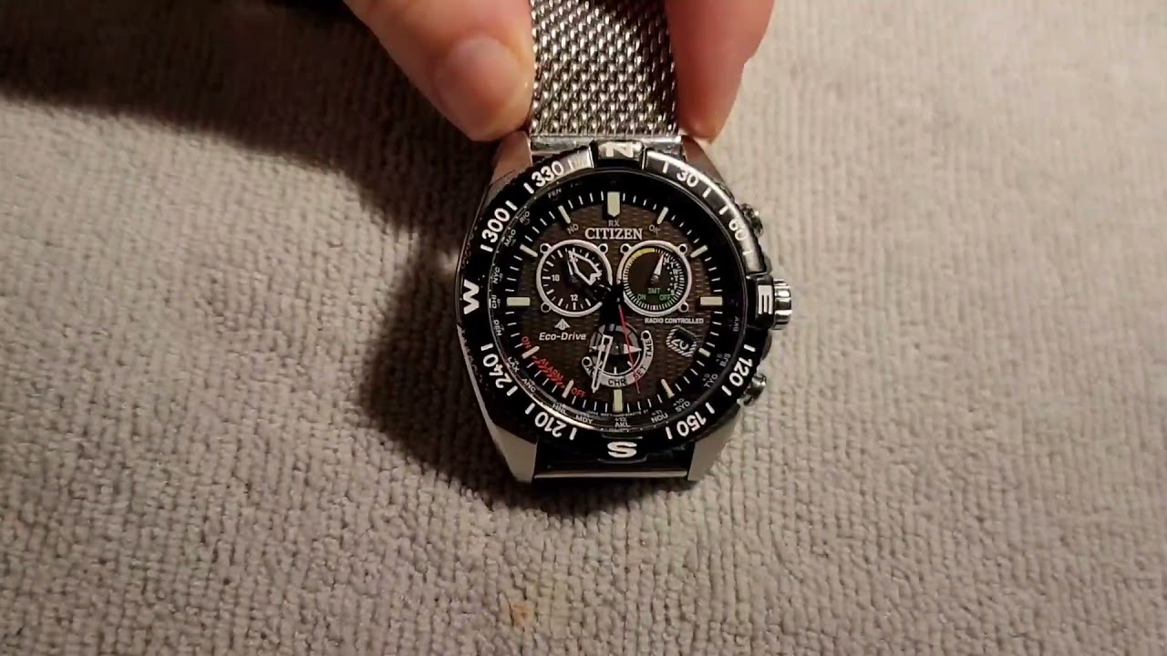 Watch Hand Alignment - Citizen ProMaster NaviHawk A/T