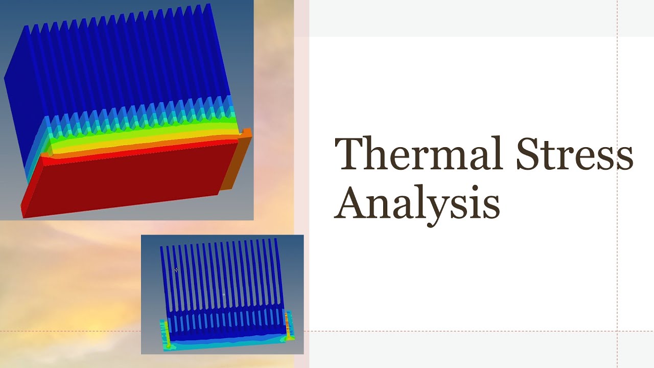 Coupled Thermal stress Analysis | HyperMesh | Solidworks | FEA | CAE