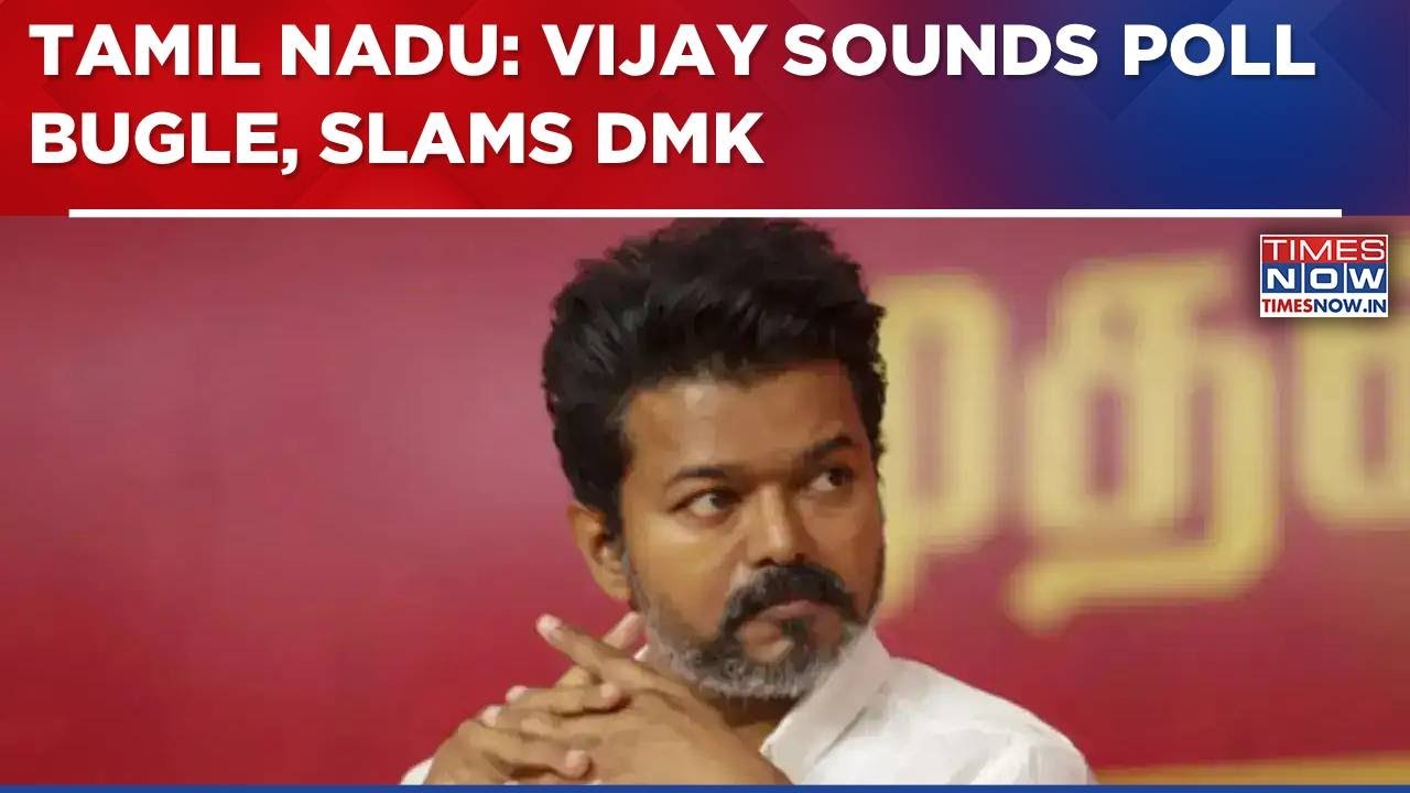 TVK's Vijay Sounds Poll Bugle As Battle For Tamil Nadu Heats Up: 'People Have Lost Faith In DMK'