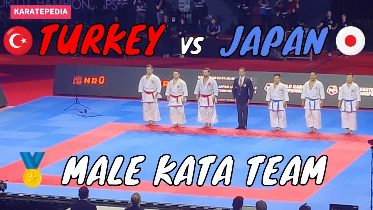 Turkey vs Japan | Male Team Kata Final | WKF WORLD KARATE CHAMPIONSHIPS 2023 Budapest #wkf